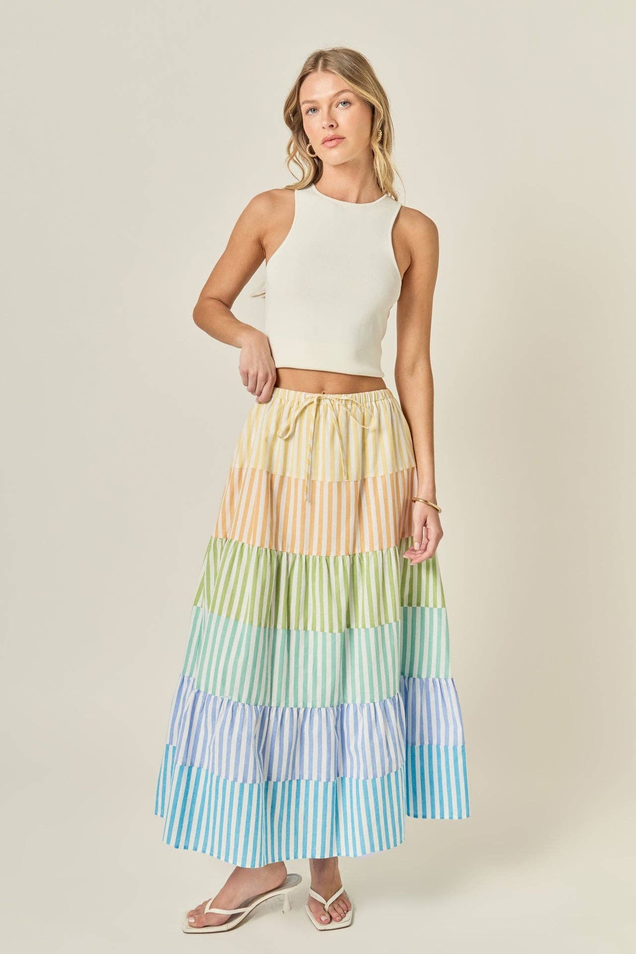 The Pastel Tier Skirt