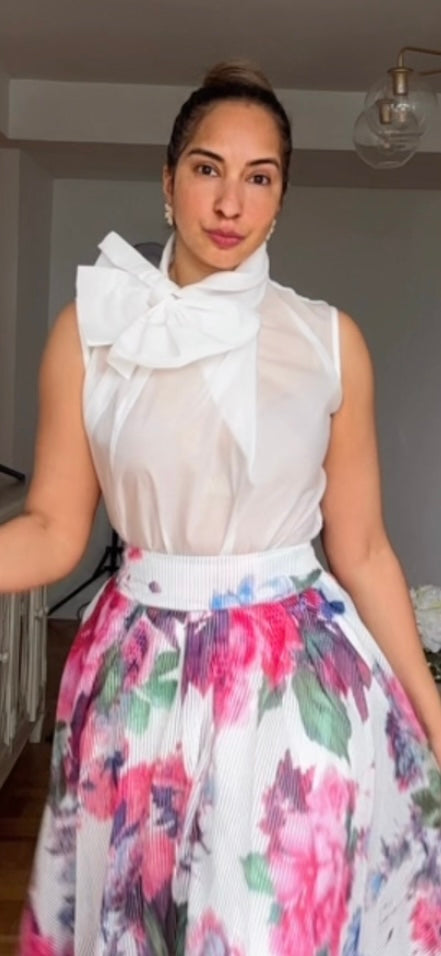 White transparent top