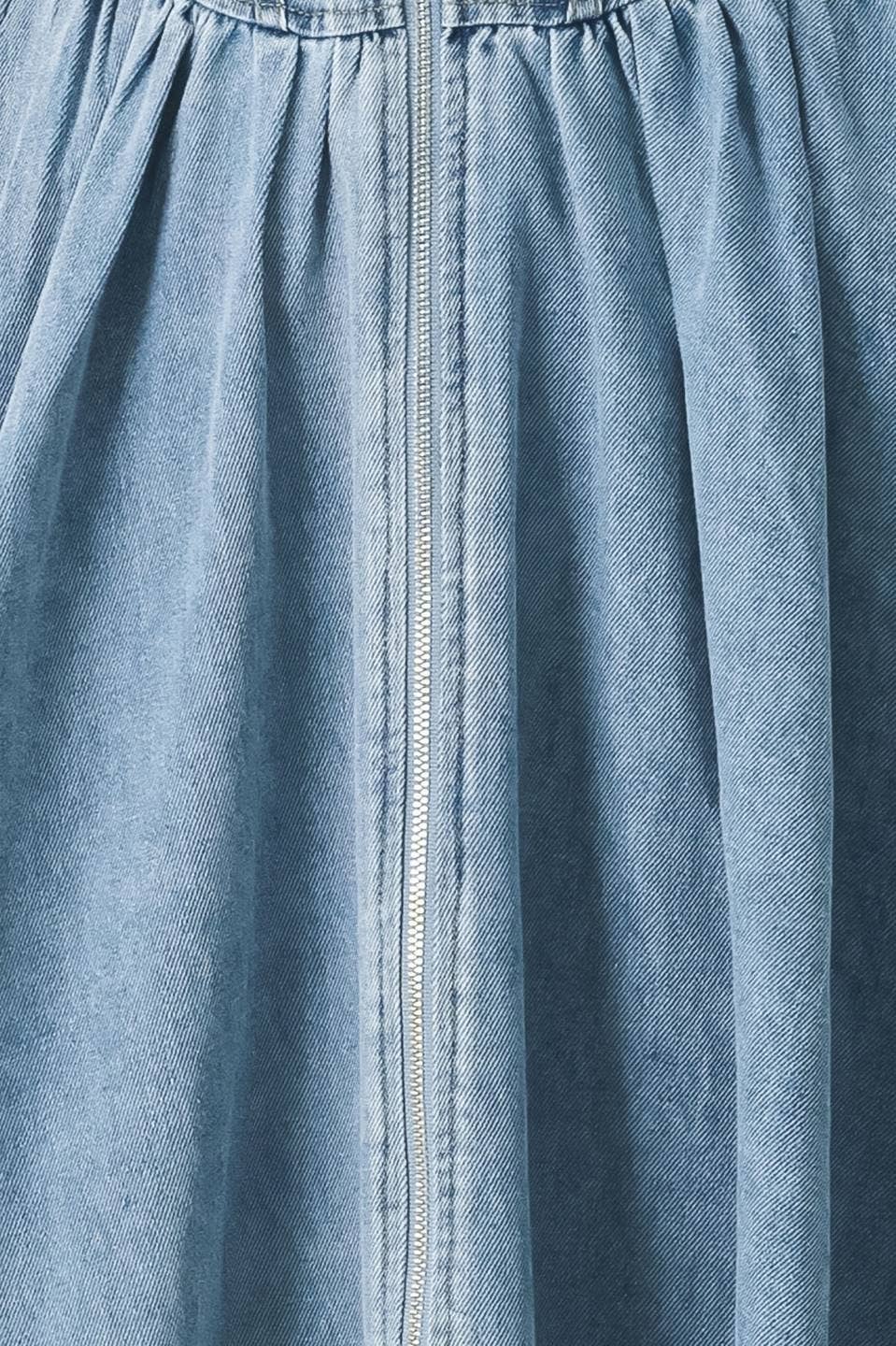 A washed denim midi dress - FD2153