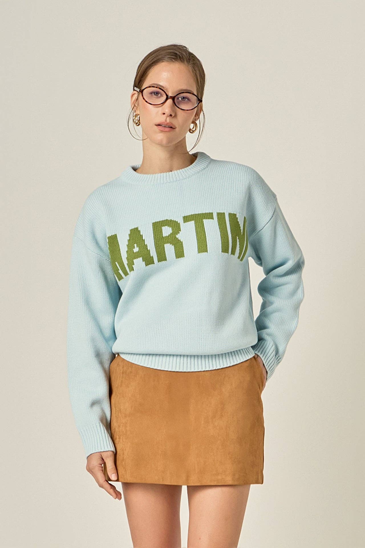 Crewneck Statement Sweater