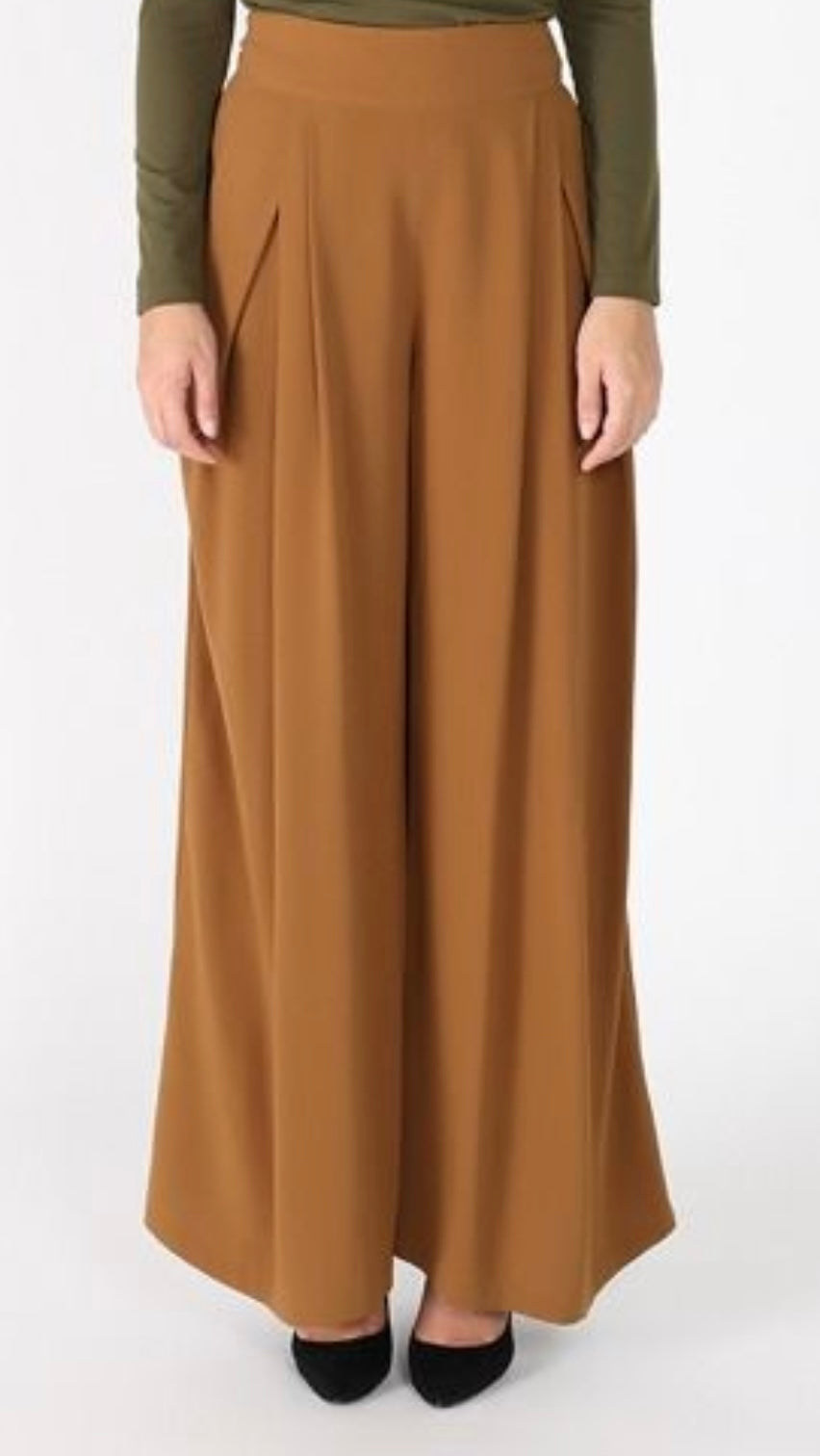 Brown palazzos