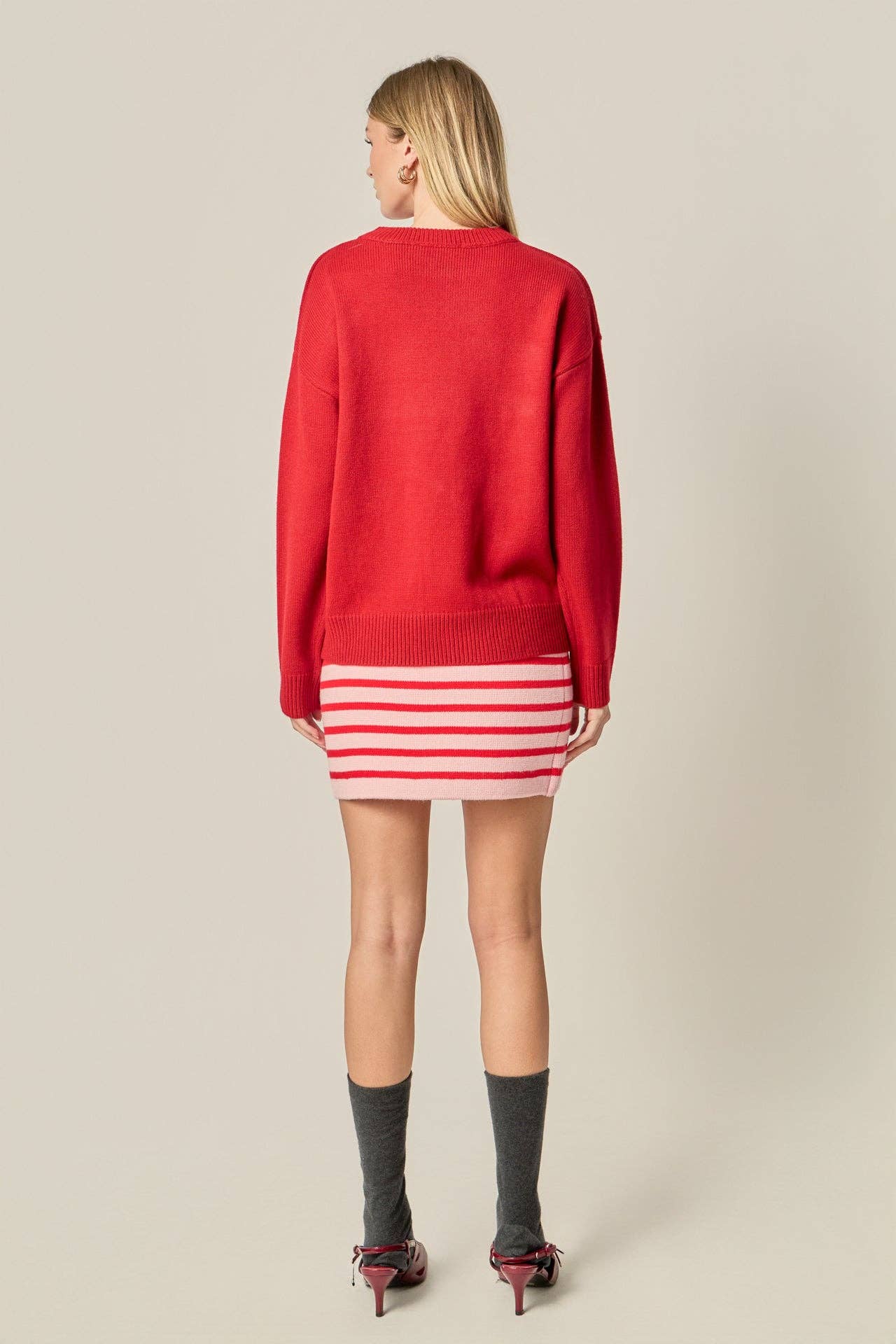 Crewneck Statement Sweater