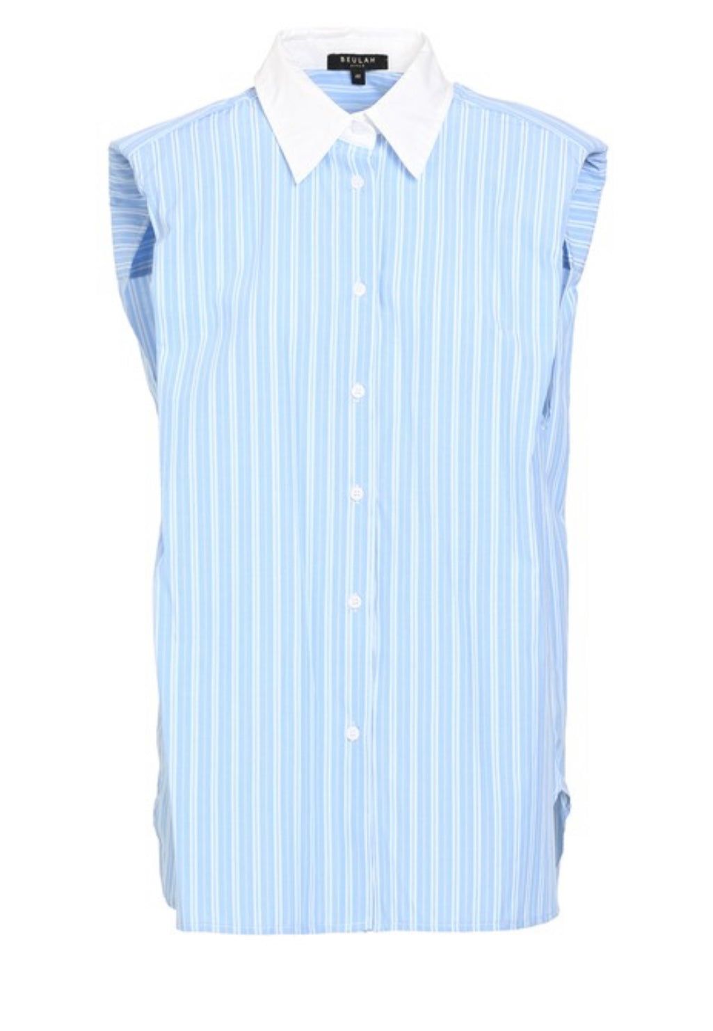 Blue Stripe muscle tee