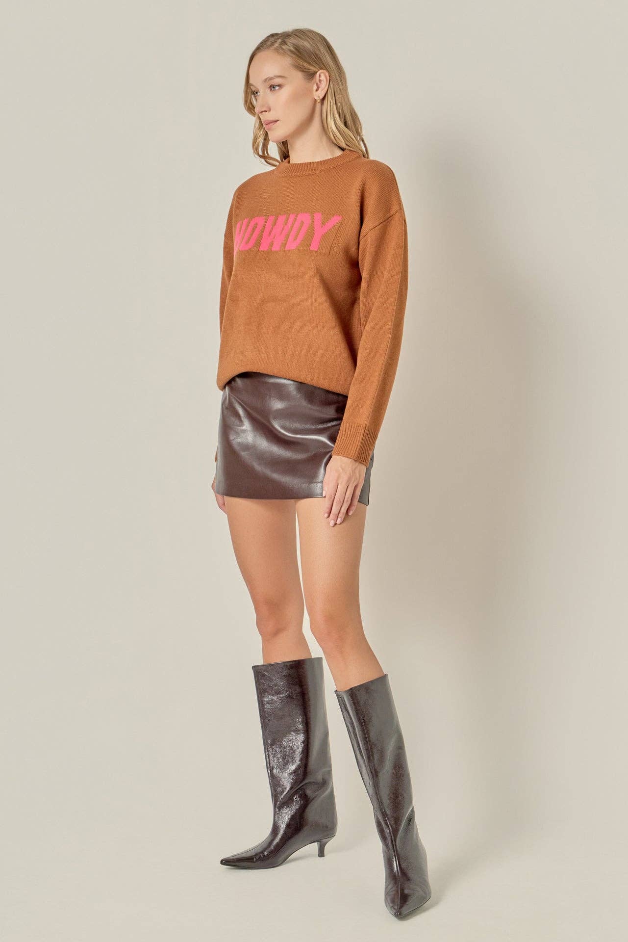 Crewneck Statement Sweater