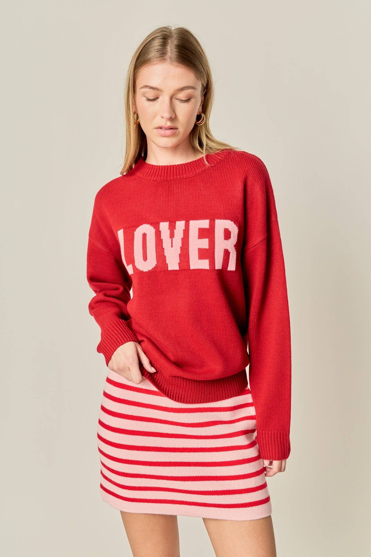 Crewneck Statement Sweater