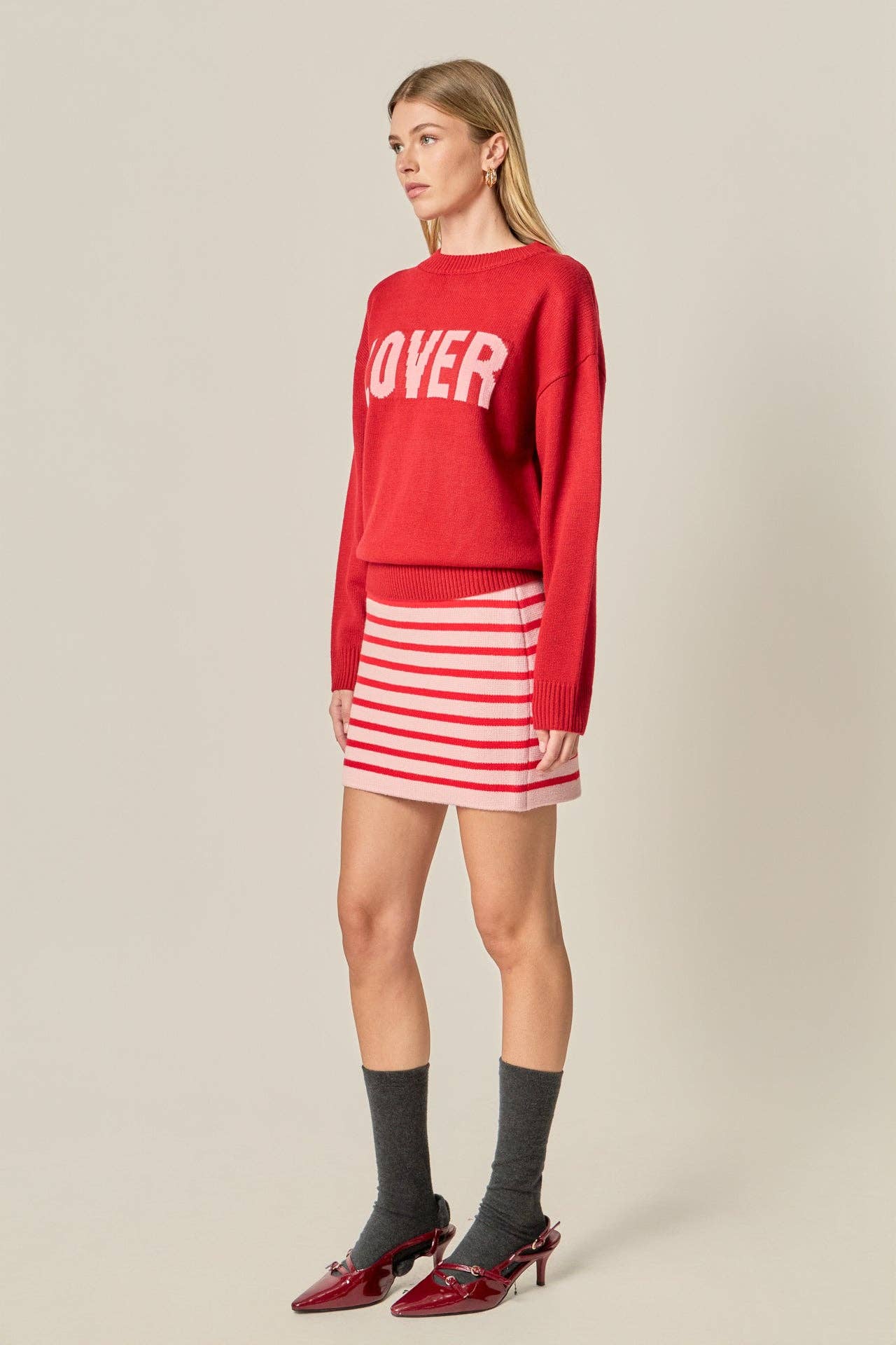 Crewneck Statement Sweater