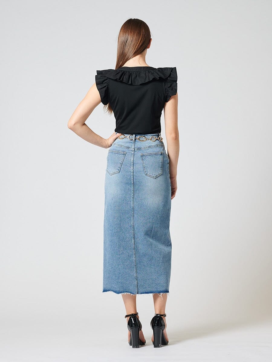 Denim skirt