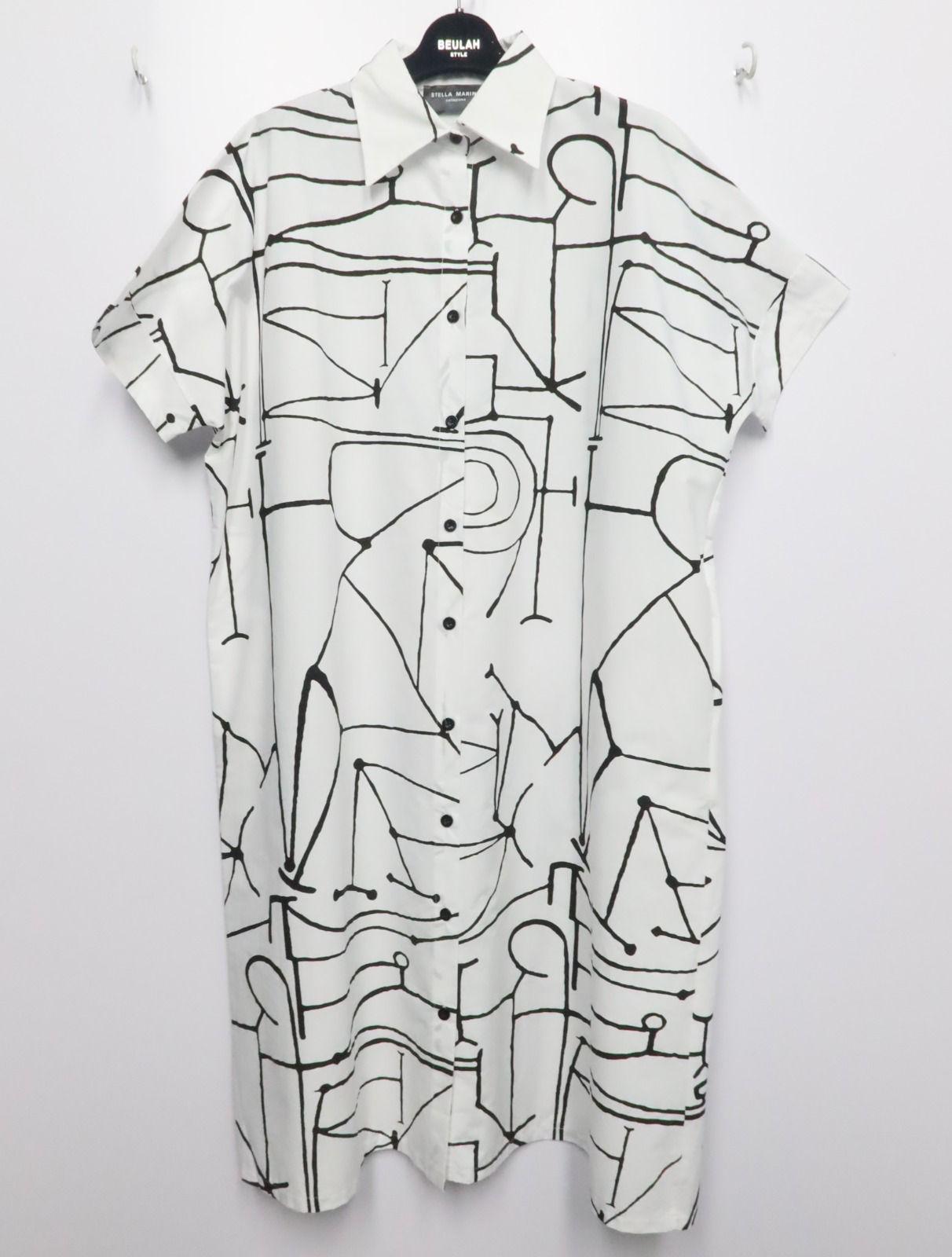 Túnica blanca y negra