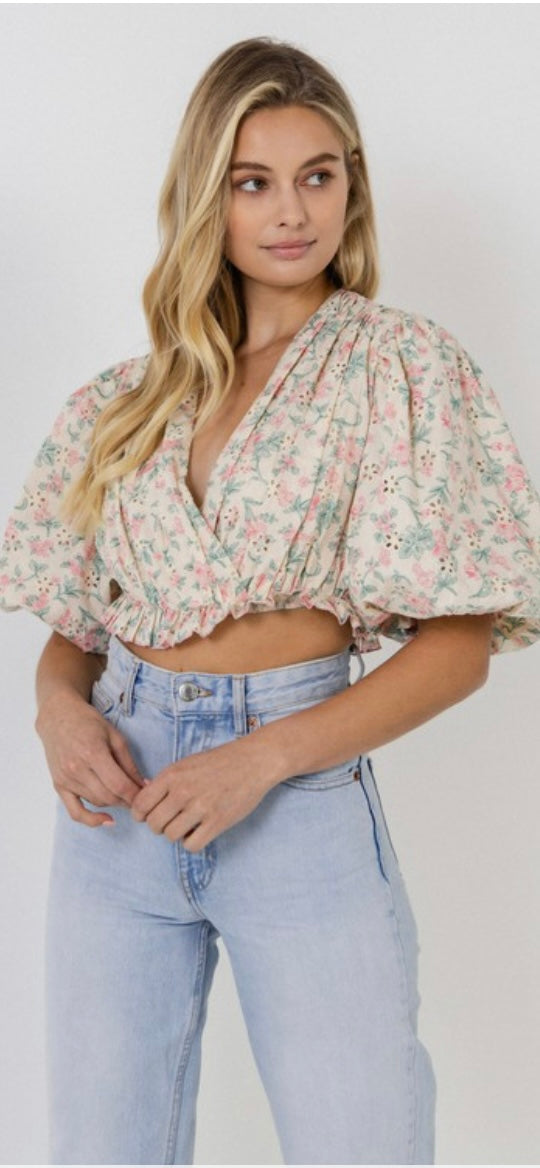 Top de flores