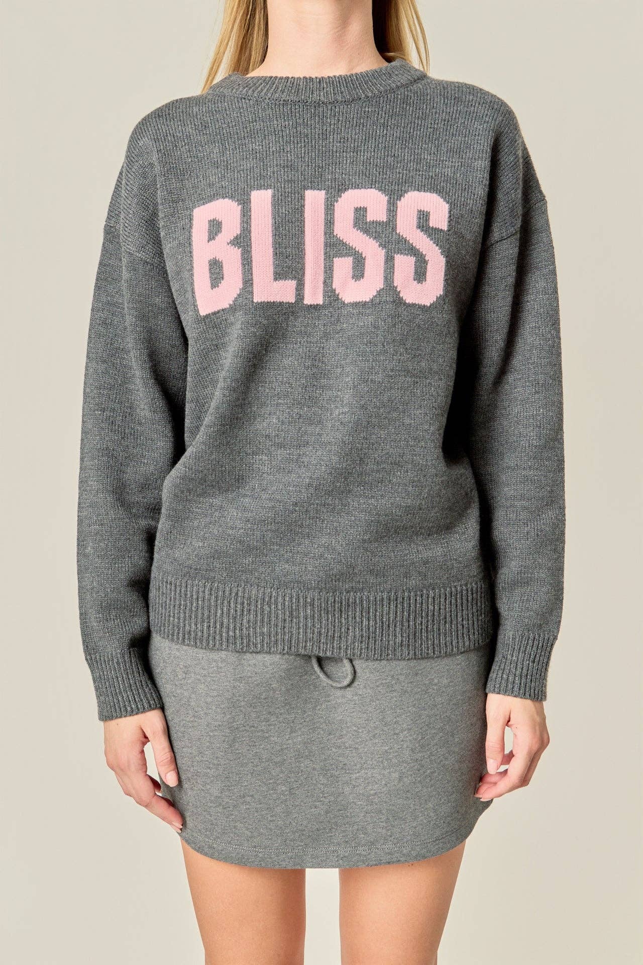 Crewneck Statement Sweater