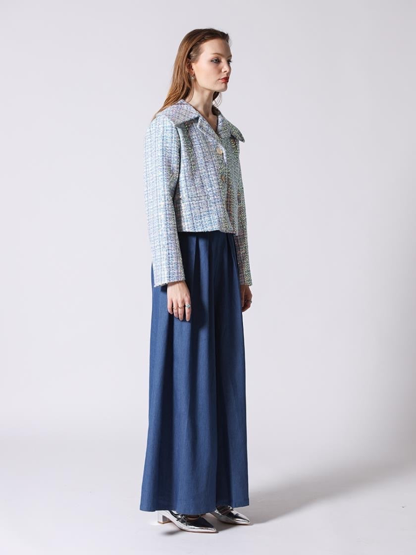 Cropped Tweed Jacket