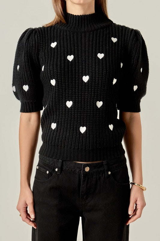 Black Hearty Top