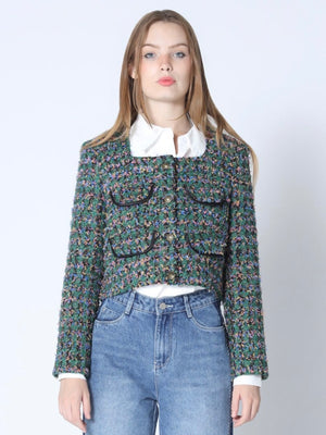 Jacket with front pockets