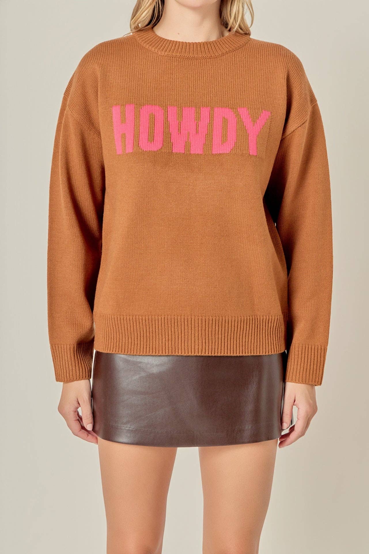 Crewneck Statement Sweater