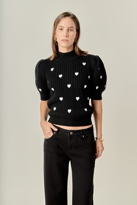 Black Hearty Top
