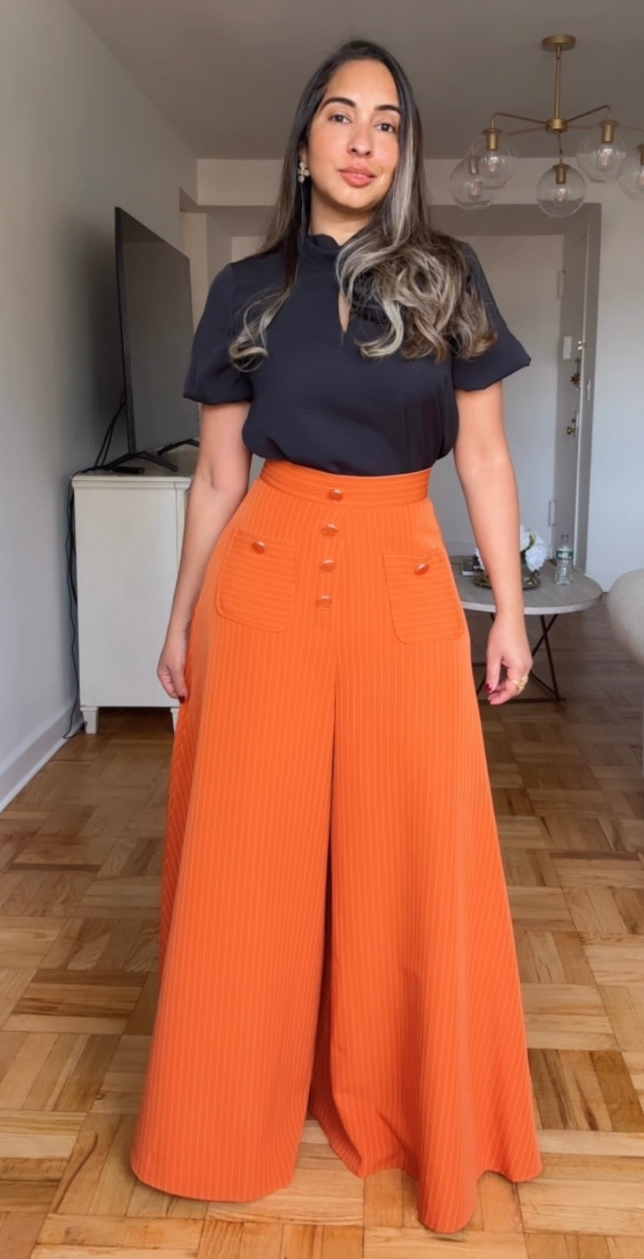 Orange palazzo