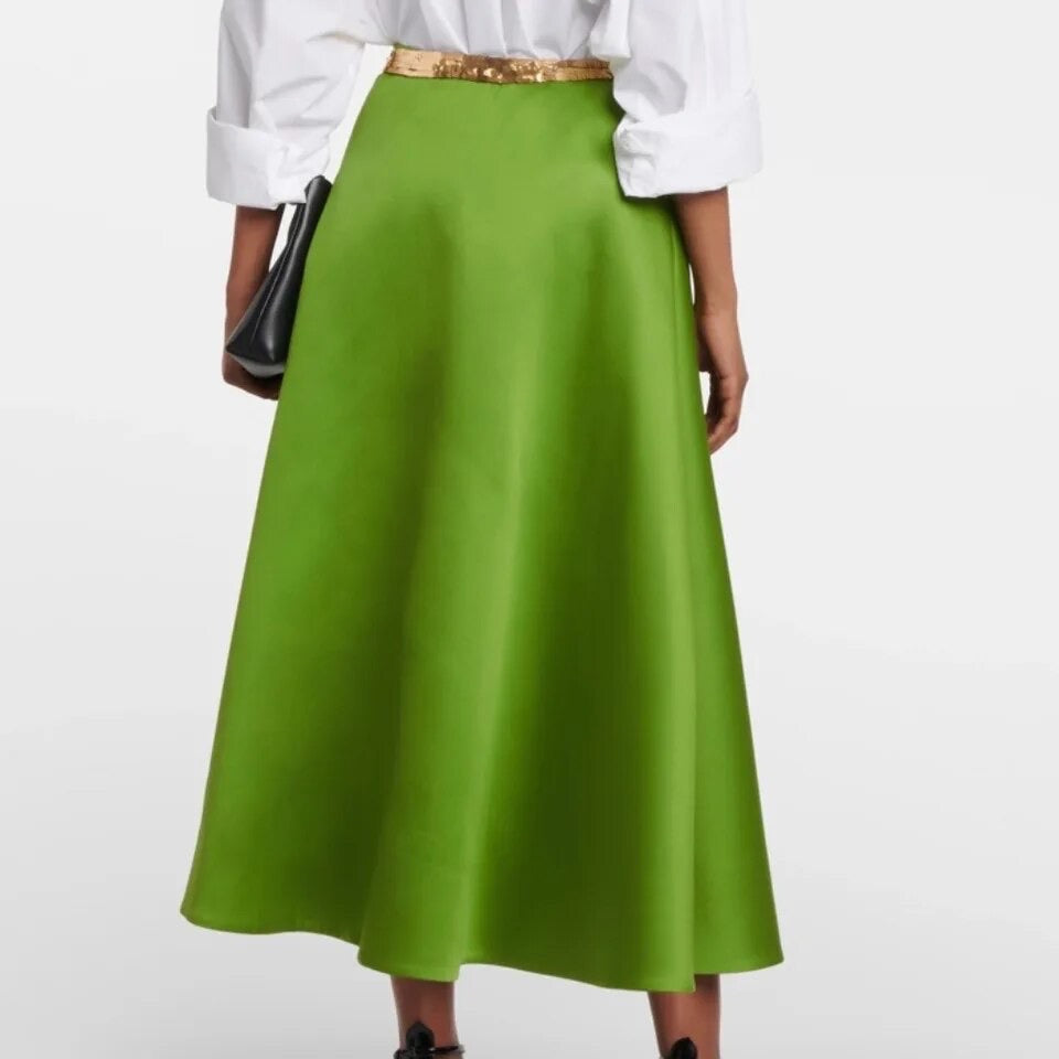 Coquette Green Skirt