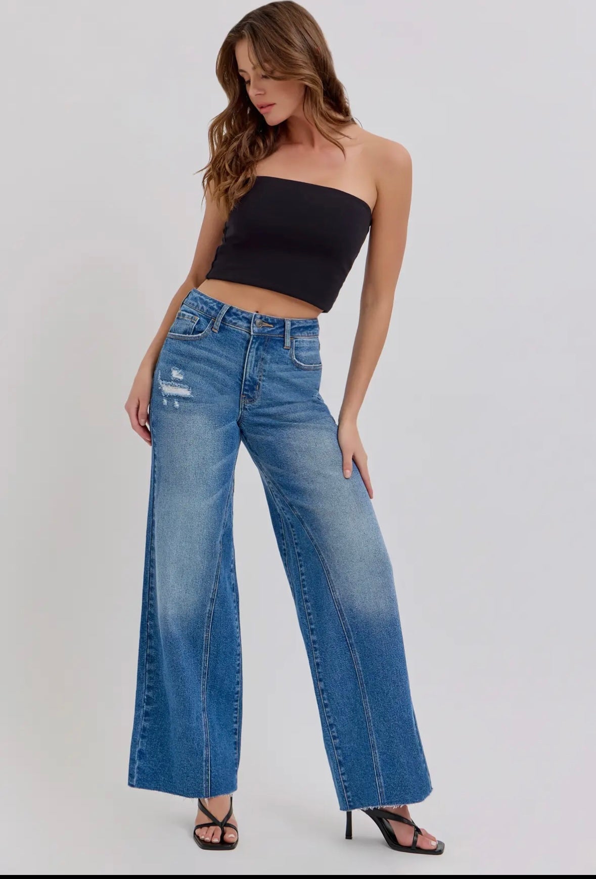 Medium wash jeans