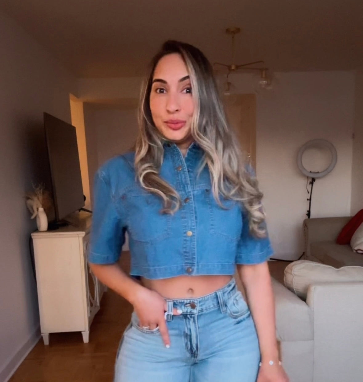 Denim Top
