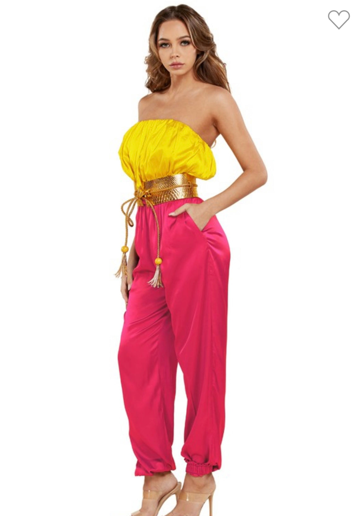 Two color jumpsuit