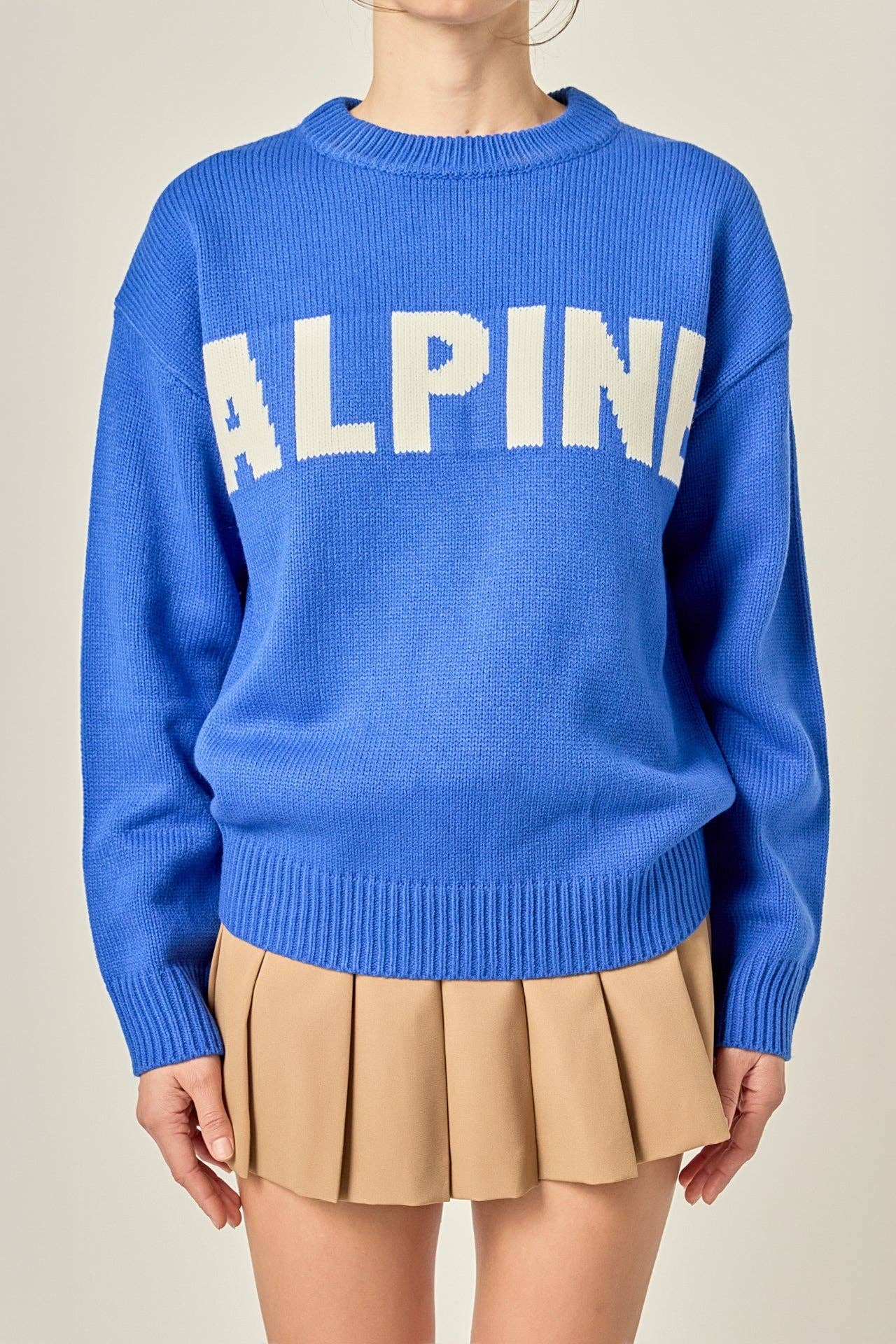 Crewneck Statement Sweater