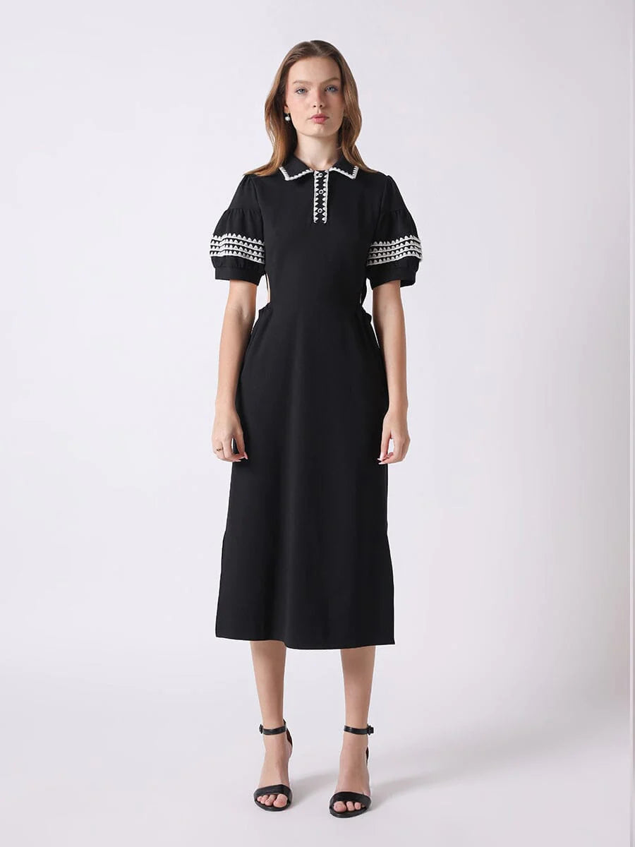Black and white dress