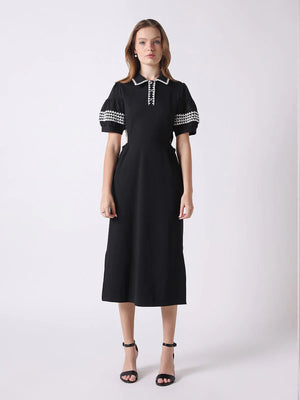 Black and white dress