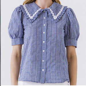 Blue Square Top