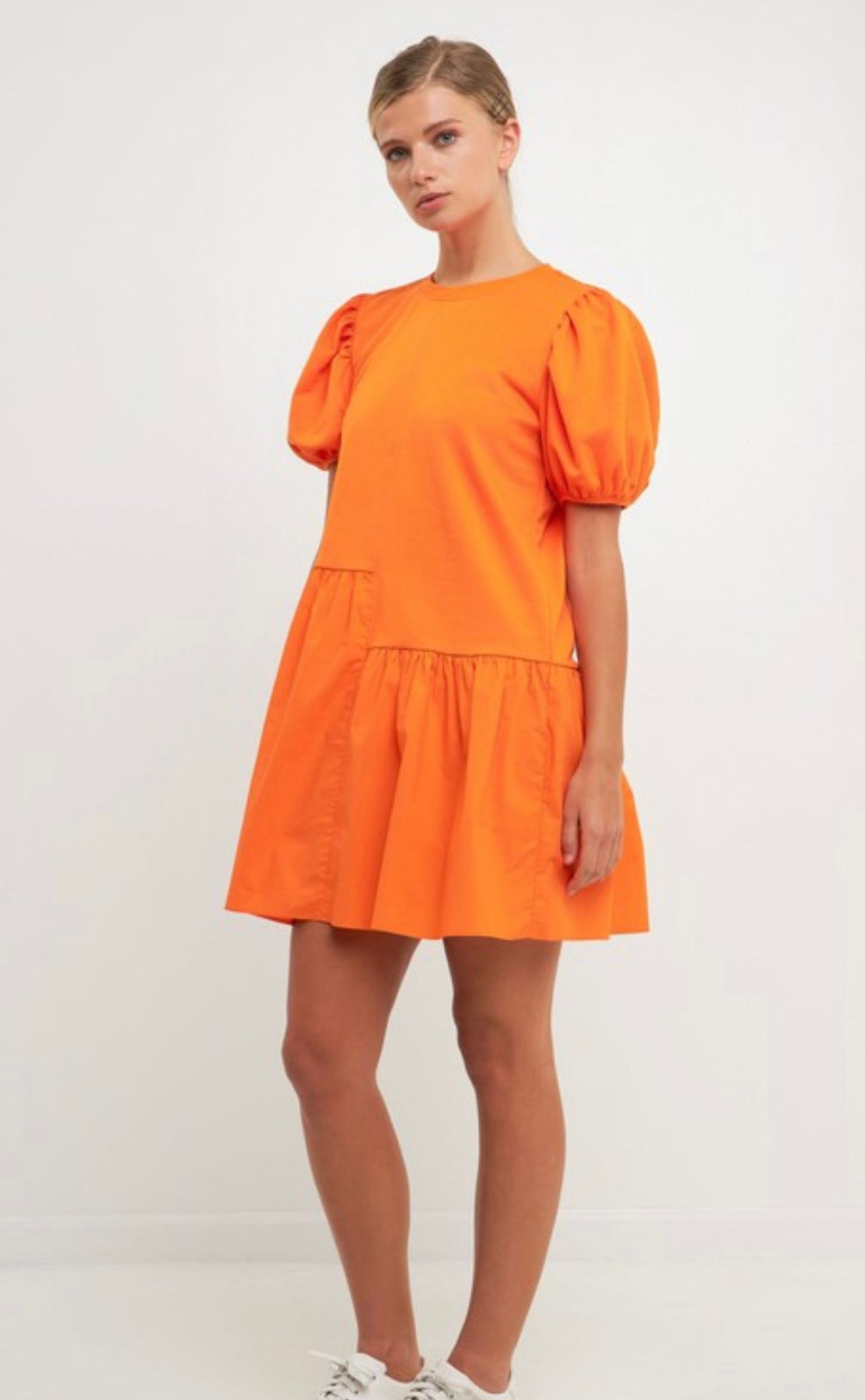 Vestido de jugo de naranja