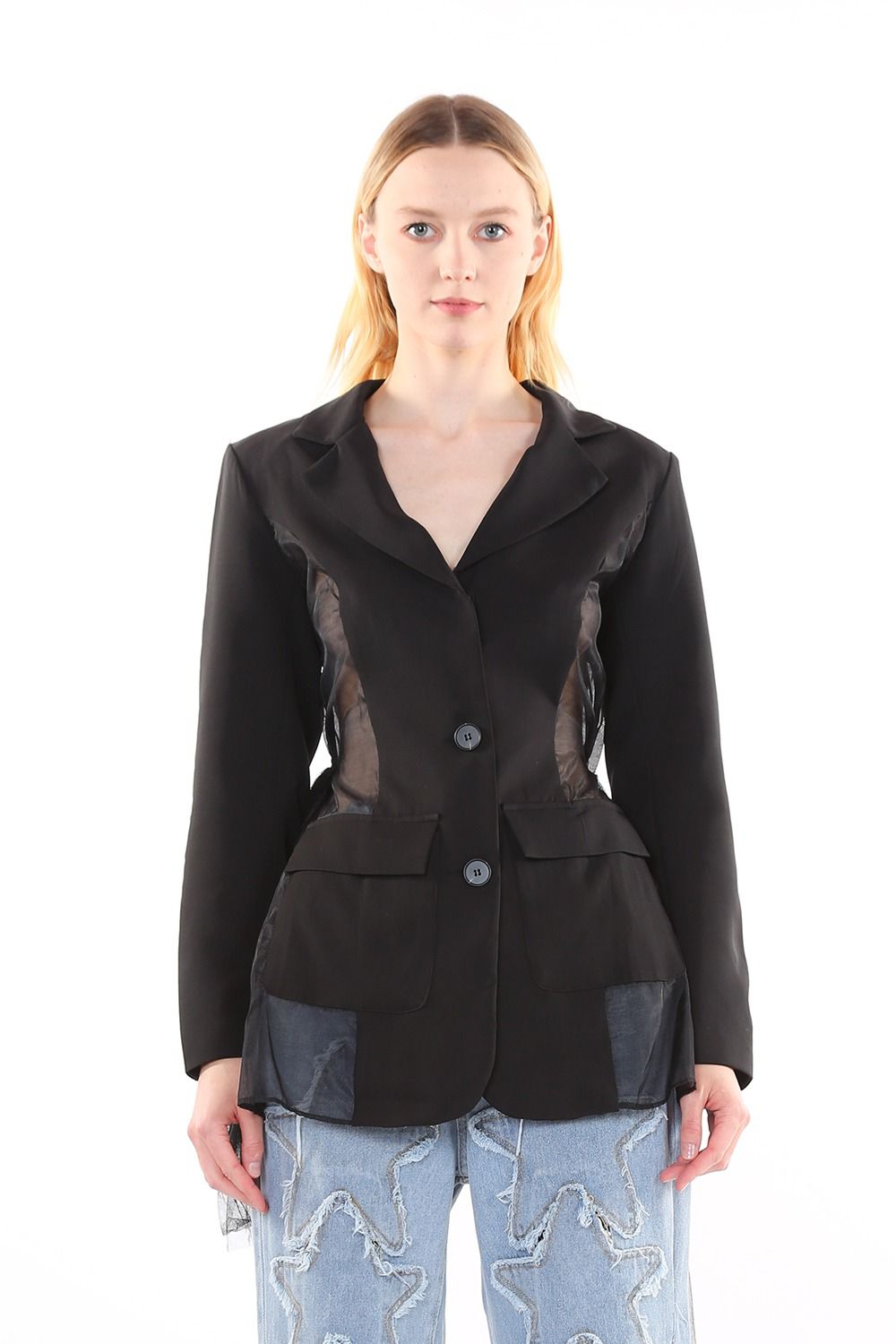 Blazer negro tinta