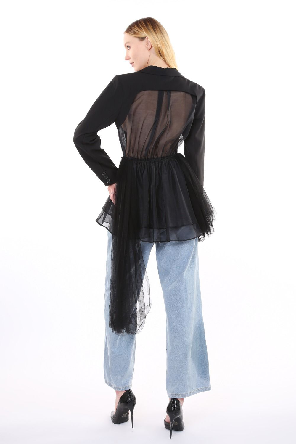 Blazer negro tinta