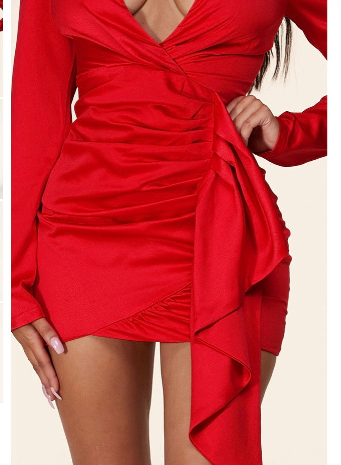 Vestido Labios Rojos