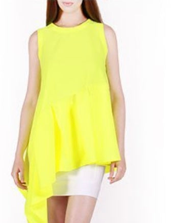 Neon high & low Top