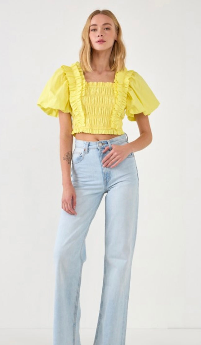 Ruffle top