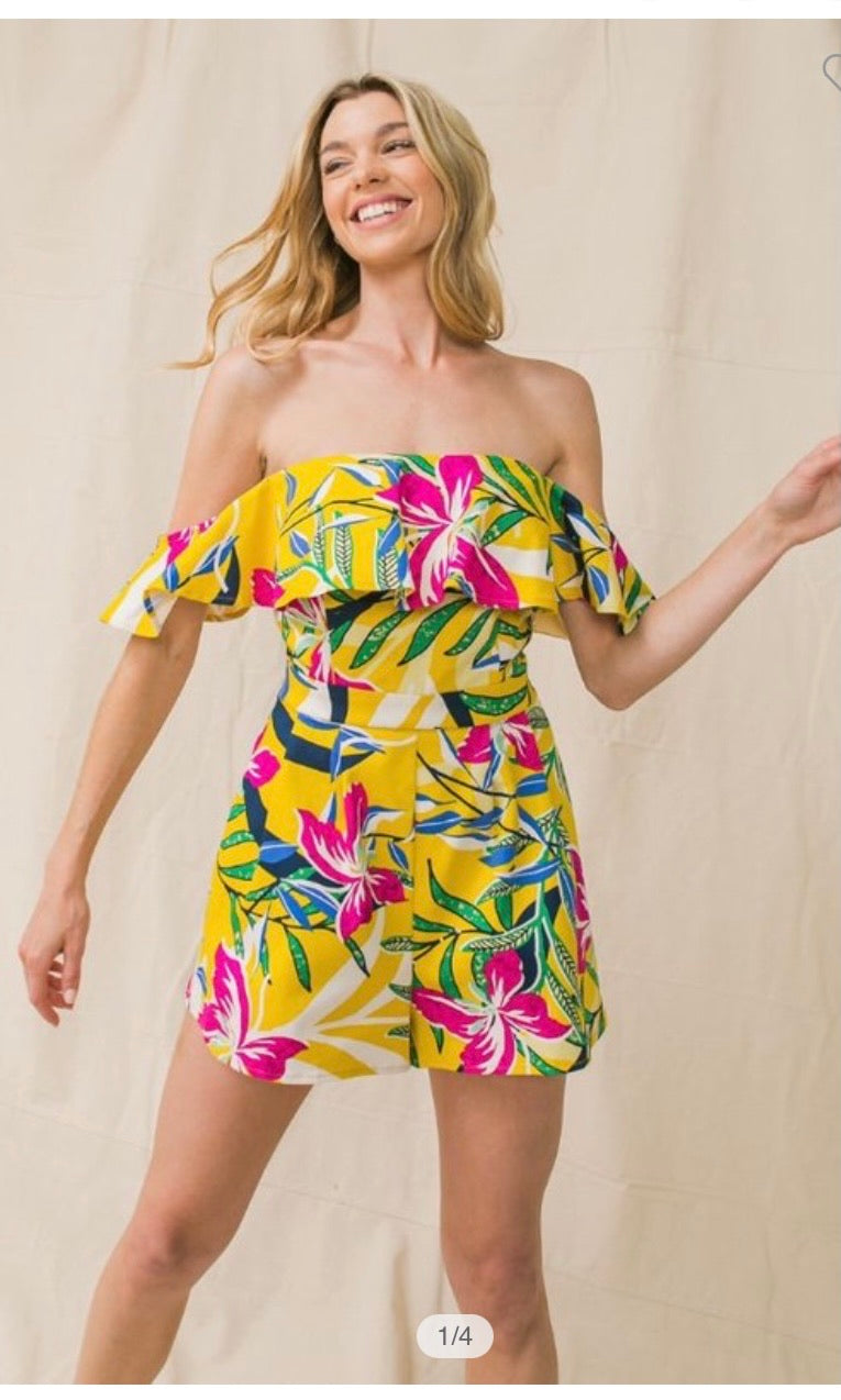 Flower romper